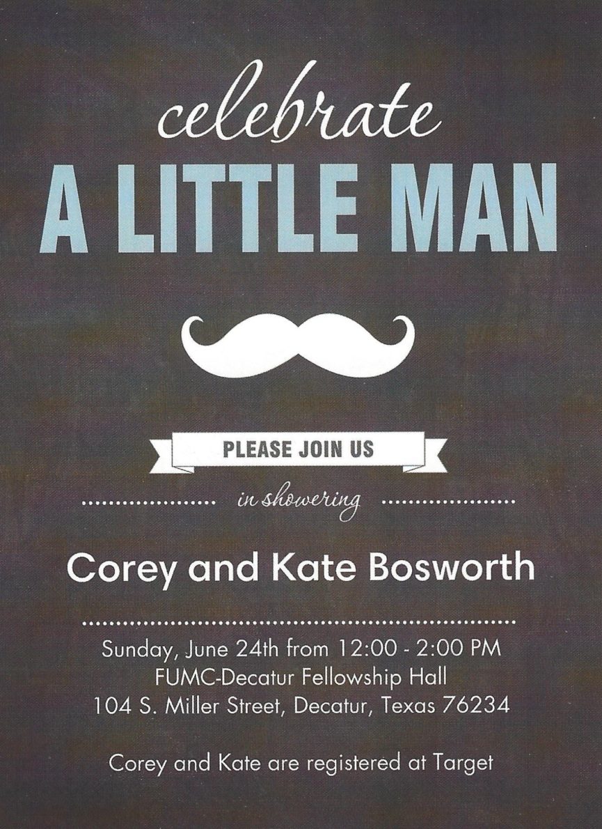 Baby Shower for Cory and Kate Bosworth
